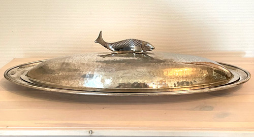 Grande piatto pesce con - piatto, xl