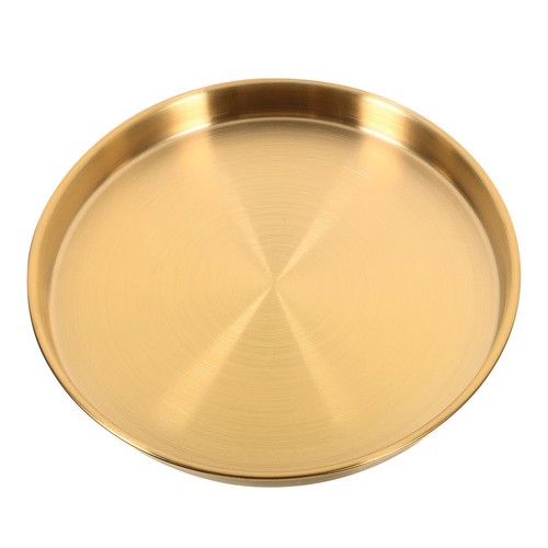 Piatto acciaio inox rotondo - piatto,
